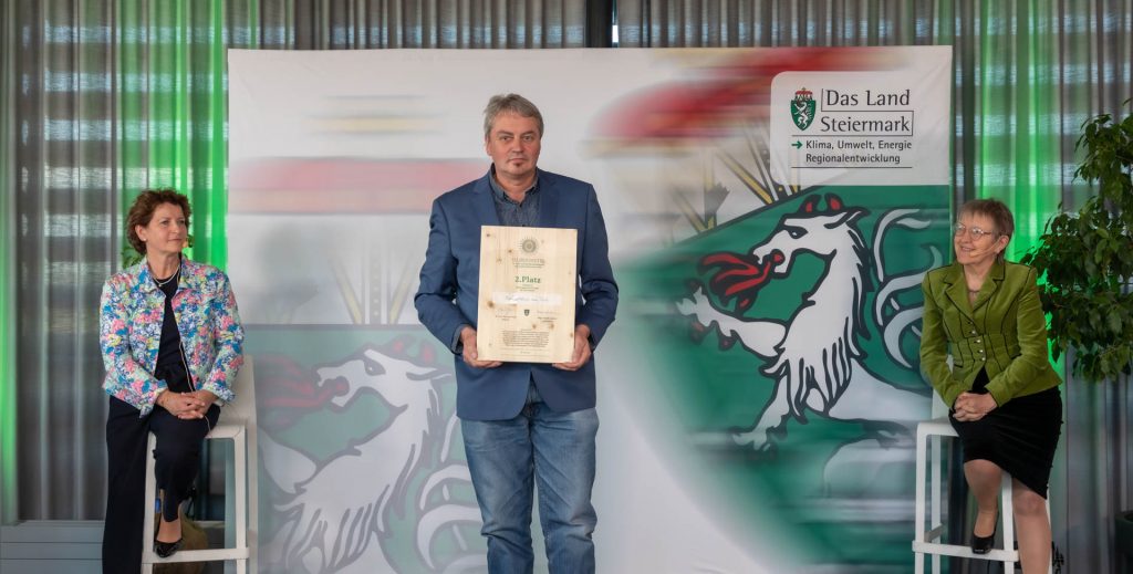 Verleihung der Silberdistel,M. & W. Graf, Biodiversitätspreis des Landes Steiermark