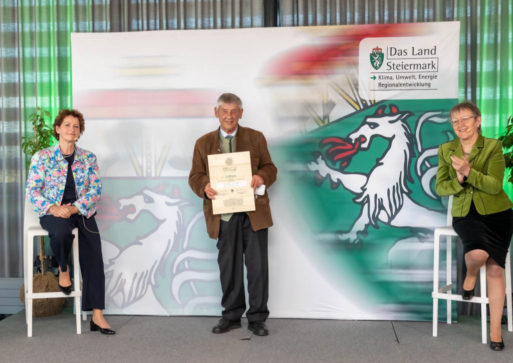 Verleihung der Silberdistel,M. & W. Graf, Biodiversitätspreis des Landes Steiermark