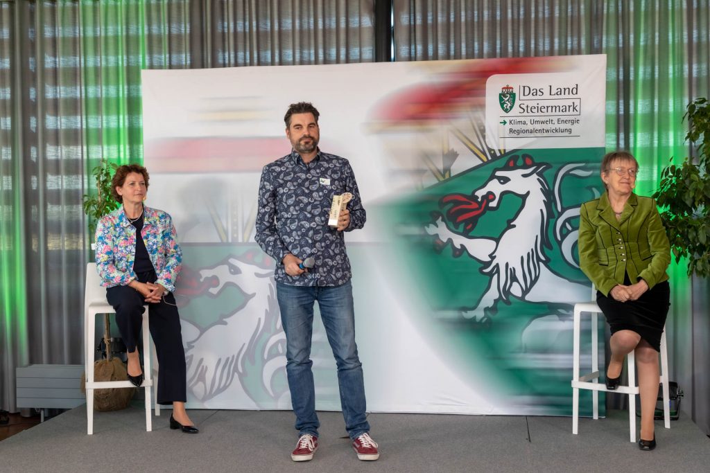 Verleihung der Silberdistel,M. & W. Graf, Biodiversitätspreis des Landes Steiermark