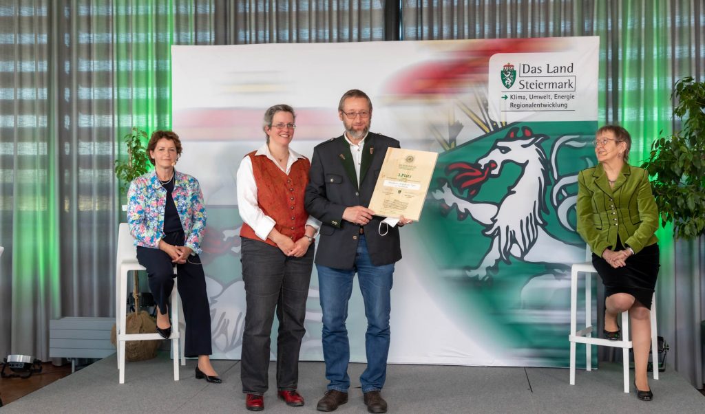 Verleihung der Silberdistel,M. & W. Graf, Biodiversitätspreis des Landes Steiermark