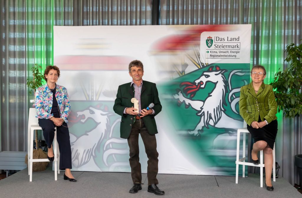 Verleihung der Silberdistel,M. & W. Graf, Biodiversitätspreis des Landes Steiermark