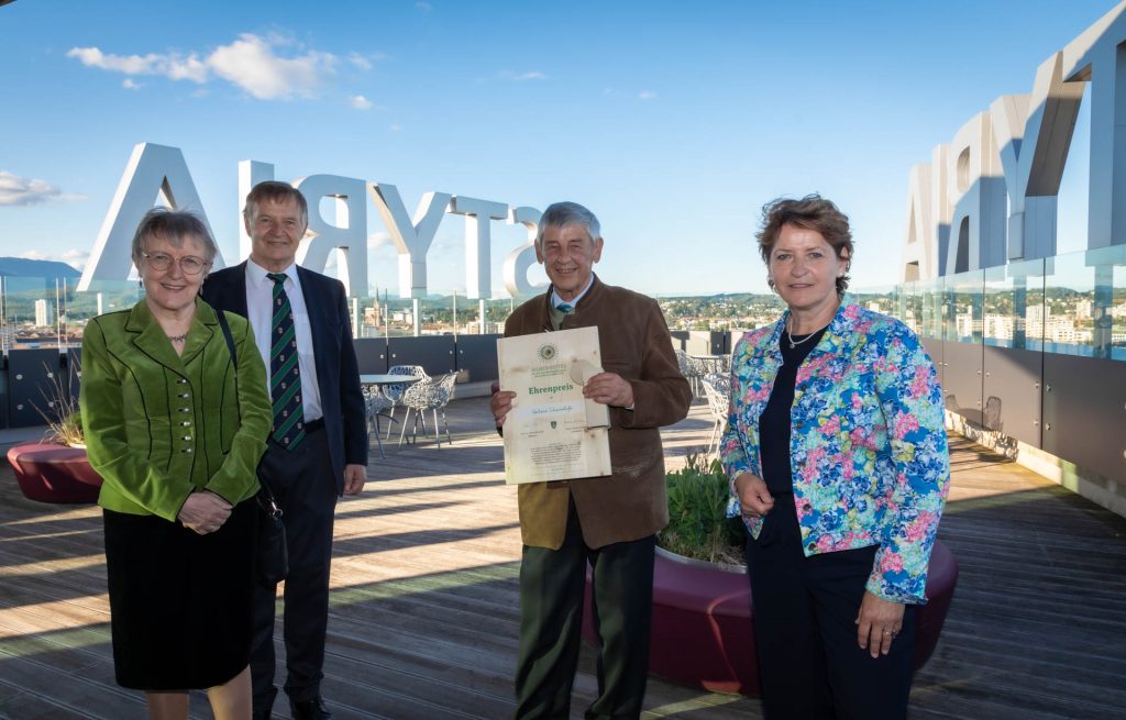 Verleihung der Silberdistel,M. & W. Graf, Biodiversitätspreis des Landes Steiermark
